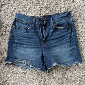 J. Crew Dark Blue Denim Jean Shorts